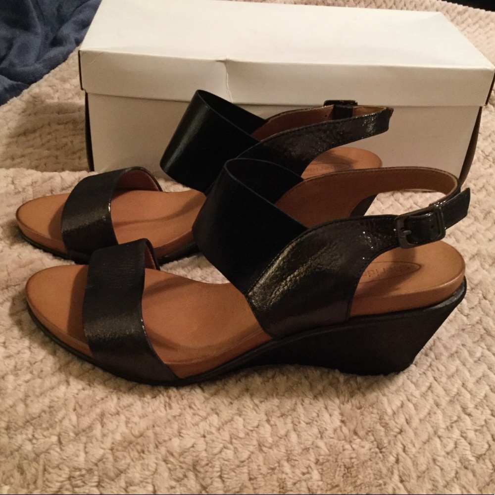 NIB Sheridan Mia Tensil Black Sandal Size 39M - Picture 4 of 12